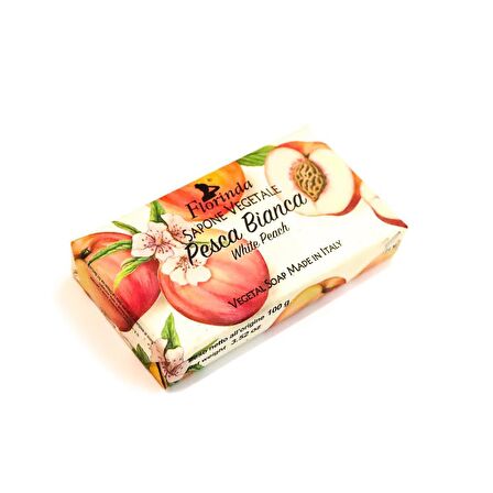 Florinda Fruits Beyaz Şeftali Bitkisel Sabun 100 Gr