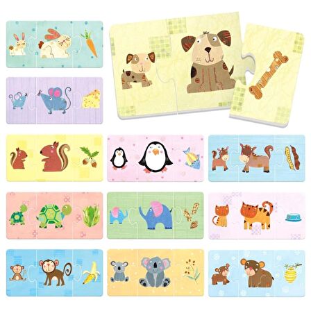 Headu Yaşam 3 Parça Çocuk Puzzle