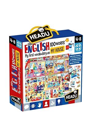 Headu 100 İngilizce Kelimeli Evim Yapboz IT23158
