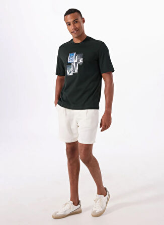 Armani Exchange Bisiklet Yaka Baskılı Siyah Erkek T-Shirt XM000269 AF12112 UB001 t-shirt