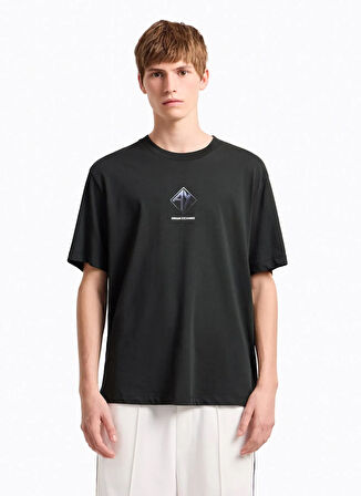 Armani Exchange Bisiklet Yaka Siyah Erkek T-Shirt XM000276 AF12308 UB001 T-SHIRT