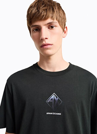 Armani Exchange Bisiklet Yaka Siyah Erkek T-Shirt XM000276 AF12308 UB001 T-SHIRT
