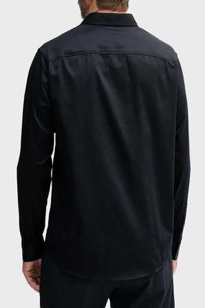 Armani Exchange Pamuklu Logo İşlemeli Regular Fit Gömlek Erkek GÖMLEK XM001224 AF10192 UB101 LACİVERT