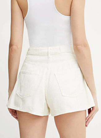 Armani Exchange Yüksek Bel Normal Ekru Kadın Pantolon XW000134
