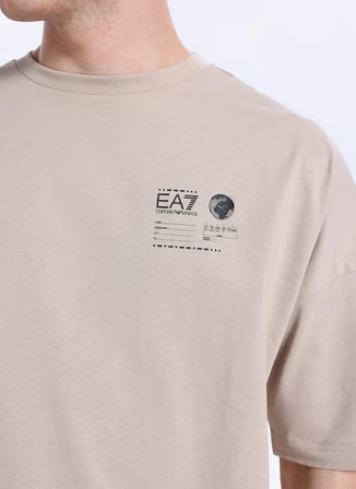 EA7 Bisiklet Yaka Taş Erkek T-Shirt MOUNTAIN URBAN ESCAPE