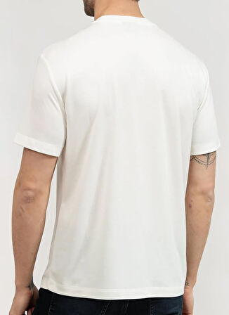 EA7 Bisiklet Yaka Beyaz Erkek T-Shirt TRAIN LUX TEE