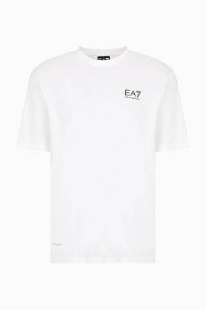 Erkek Ea7 Bisiklet Yaka T-Shirt - Beyaz | L
