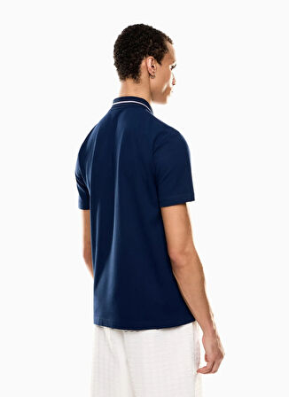 Koyu Mavi Erkek Polo Yaka Slim Fit Polo T-Shirt TENNIS CLUB POLO