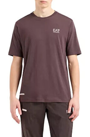 Erkek Bisiklet Yaka T-Shirt - Bordo | XL