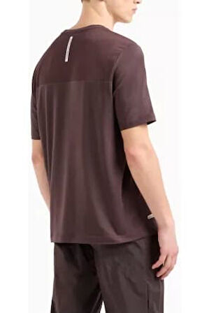 Erkek Bisiklet Yaka T-Shirt - Bordo | XL