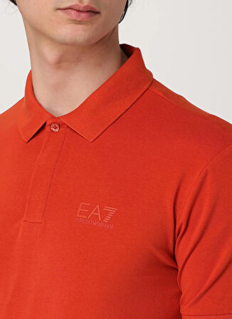 Turuncu Erkek Polo Yaka Slim Fit Polo T-Shirt TRAIN VISIBILITY POLO
