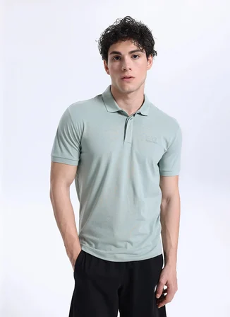 EA7 Gri Erkek Polo T-Shirt TRAIN VISIBILITY POLO