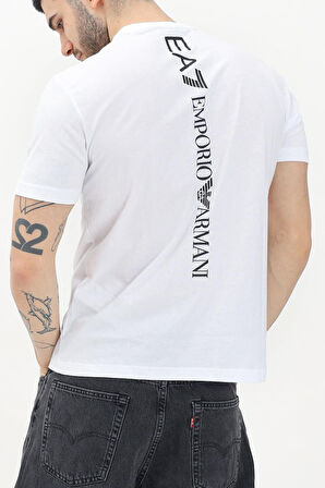 Erkek Bisiklet Yaka T-Shirt - Beyaz | L