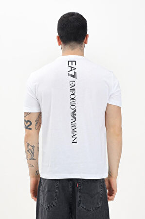 Erkek Bisiklet Yaka T-Shirt - Beyaz | M