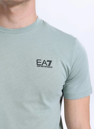 EA7 Bisiklet Yaka Gri Erkek T-Shirt TRAIN CORE ID TEE