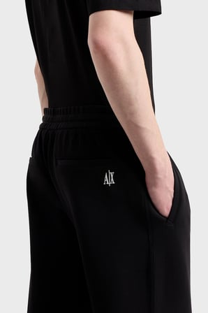 Armani Exchange Streç Pamuklu Regular Fit Normal Bel Ribanalı Paça Jogger Pantolon Erkek PANTOLON XM000373 AF10818 UC001 SİYAH