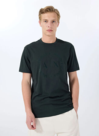 Armani Exchange Bisiklet Yaka Siyah Erkek T-Shirt 8NZTCD Z8H4Z UB001 T-SHIRT