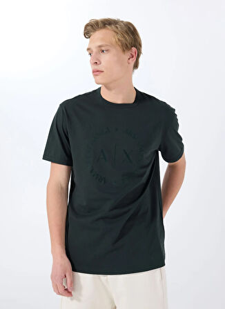 Armani Exchange Bisiklet Yaka Siyah Erkek T-Shirt 8NZTCD Z8H4Z UB001 T-SHIRT