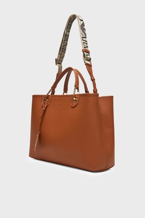 Emporio Armani Logolu Çıkarılabilir Askılı Çanta Kadın ÇANTA EW000360 AF12103 M6030 TABA