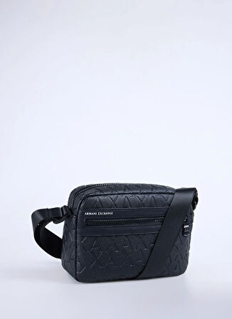 Armani Exchange Siyah Erkek Postacı Çantası LIAM CAMERA CASE
