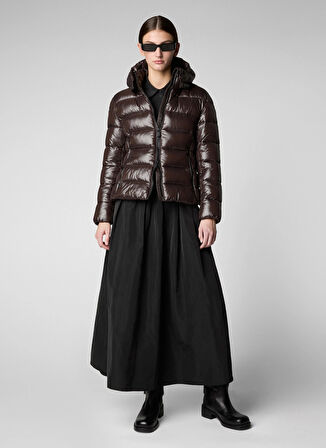 Save The Duck Normal Siyah - Kahve Kadın Ceket D31470WLOVE1940009