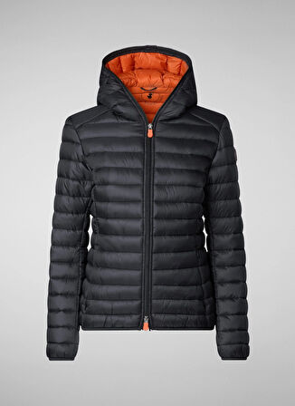 Save The Duck Normal Siyah - Bordo Kadın Ceket D33620WGIGA1970010
