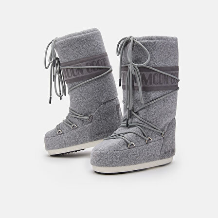 Kadın Bot (Kar) 80D1402950-H006 Moon Boot Icon Felt Grey