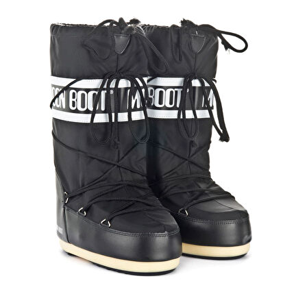 ICON NYLON K Erkek Çocuk - Genç Bot (Kar) 80D1400440-N001 Moon Boot Nylon Black (23-26)