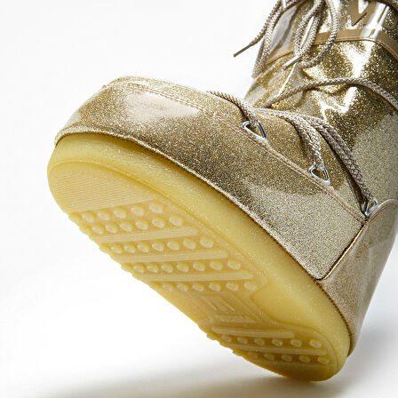 Kadın Bot (Kar) 80D1402850-B002 Moon Boot Icon Glitter Gold