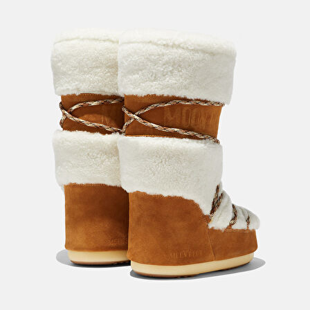 Kadın Bot (Kar) 80D1402610-MA03 Moon Boot Shearling Whisky/Off White