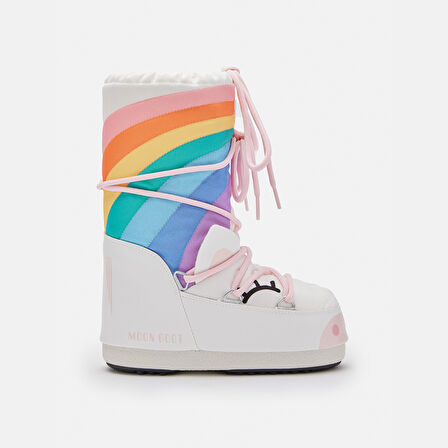 Kız Çocuk - Genç Bot (Kar) 80D3400270-AV20 Moon Boot Icon Unicorn White/Multicolor (23-26)