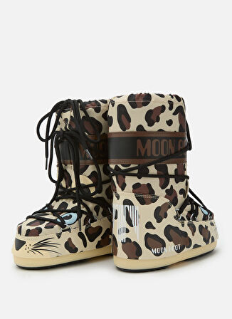 Moon Boot Kahve Kız Çocuk Kar Botu MB ICON ANIMAL