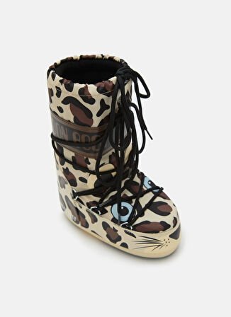 Moon Boot Kahve Kız Çocuk Kar Botu MB ICON ANIMAL