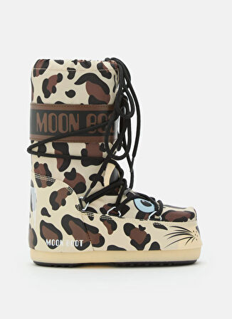 Moon Boot Kahve Kız Çocuk Kar Botu MB ICON ANIMAL