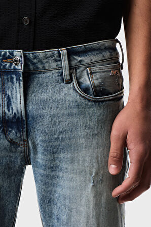 Emporio Armani Erkek Kot Pantolon EM000121 AF17485 MB002