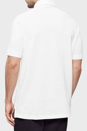 Armani Exchange Logolu % 100 Pamuk Regular Fit Düğmeli Polo Erkek POLO XM002231 AF10366 U0009 BEYAZ