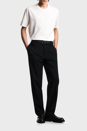 Emporio Armani Regular Fit Düz Paça Pantolon Erkek PANTOLON EM003660 AF18502 UC001 SİYAH