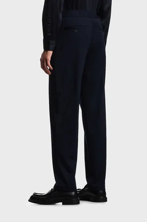 Emporio Armani Regular Fit Normal Bel Düz Paça Pantolon Erkek PANTOLON EM004532 AF22865 UB118 LACİVERT