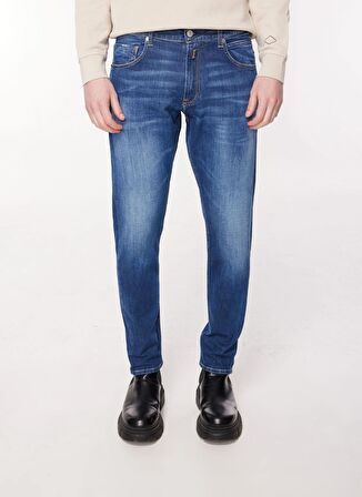 Replay Normal Bel Slim Tapered Erkek Denim Pantolon M1021 009 MEDIUM BLUE