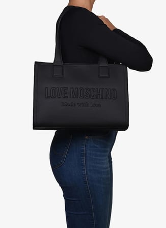 Love Moschino Siyah Kadın Omuz Çantası JC4045PP0OLE0000