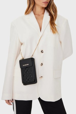 Love Moschino Zincir Askılı Cüzdan Bayan CÜZDAN JC5682PP1PLA0000 SİYAH