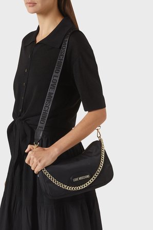 Love Moschino Zincir Askılı Çanta Kadın ÇANTA JC4063PP1PLM100A SİYAH
