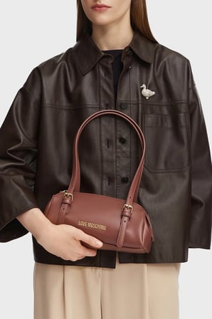 Love Moschino Logolu Ayarlanabilir Omuz Askılı Çanta Bayan ÇANTA JC4101PP1PLY0200 TABA