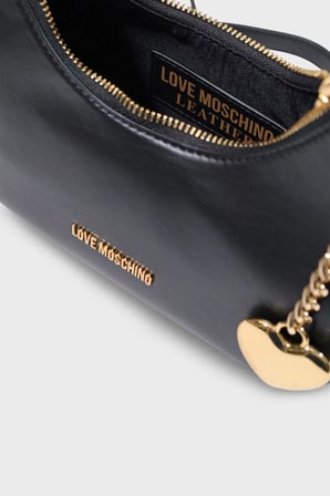 Love Moschino Logolu Zincir Detaylı Çıkarılabilir Askılı Çanta Bayan ÇANTA JC4161PP1PL1400A SİYAH