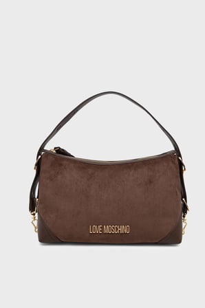 Love Moschino Süet Ayarlanabilir Askılı Çanta Bayan ÇANTA JC4091PP1PLD130A KAHVE-BEJ