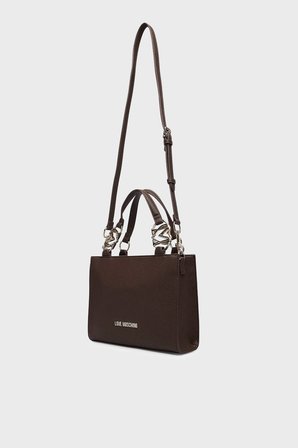 Love Moschino Logolu Çıkarılabilir Askılı Çanta Bayan ÇANTA JC4006PP1PLB0300 KAHVE