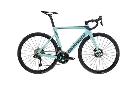 BIANCHI OLTRE RACE 105 DISC KARBON ERKEK YOL YARIŞ BİSİKLETİ 500H HD 28 JANT 12 VİTES IRID MAT