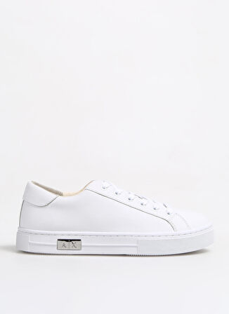 Beyaz Kadın Deri Sneaker XDX027XCC14A222