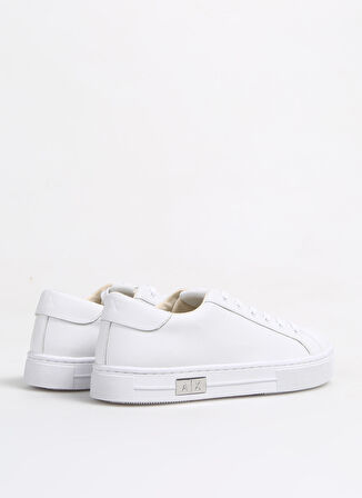 Beyaz Kadın Deri Sneaker XDX027XCC14A222