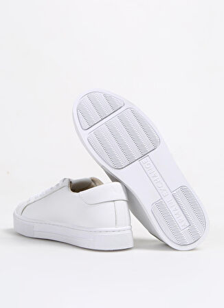 Beyaz Kadın Deri Sneaker XDX027XCC14A222
